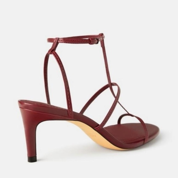 Zara Leather Strappy Sandal - Picture 4 of 5